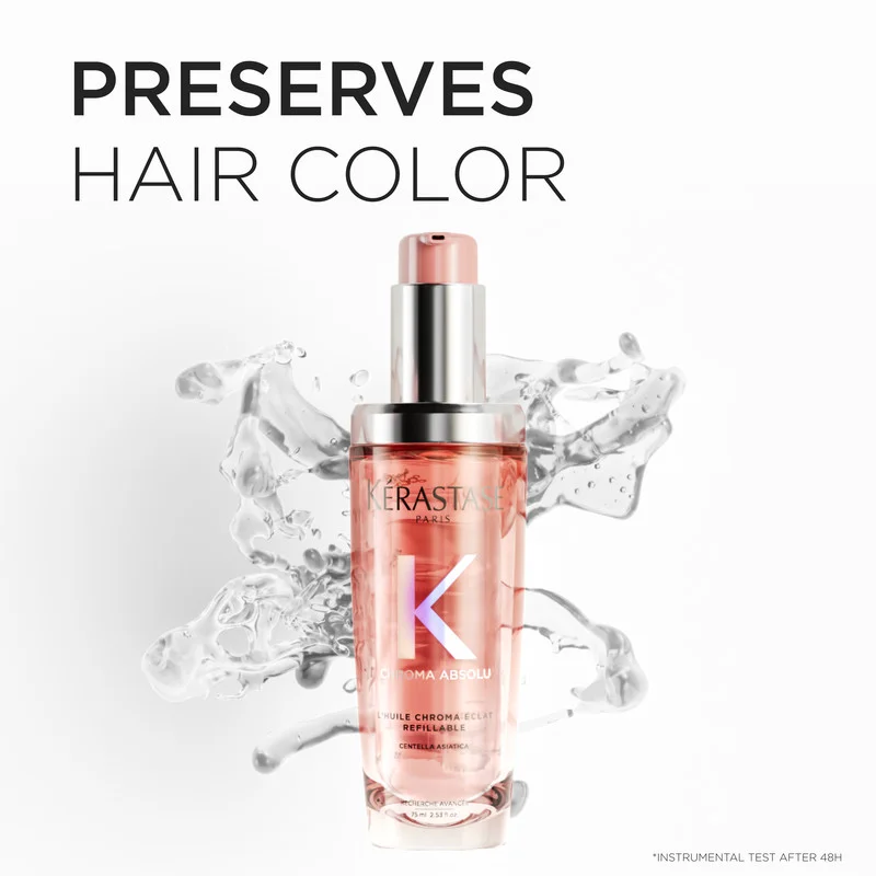 Kerastase  Kerastase Chroma Absolu L'huile Refillable Hair Oil 75ml for Women | Best Price UAE