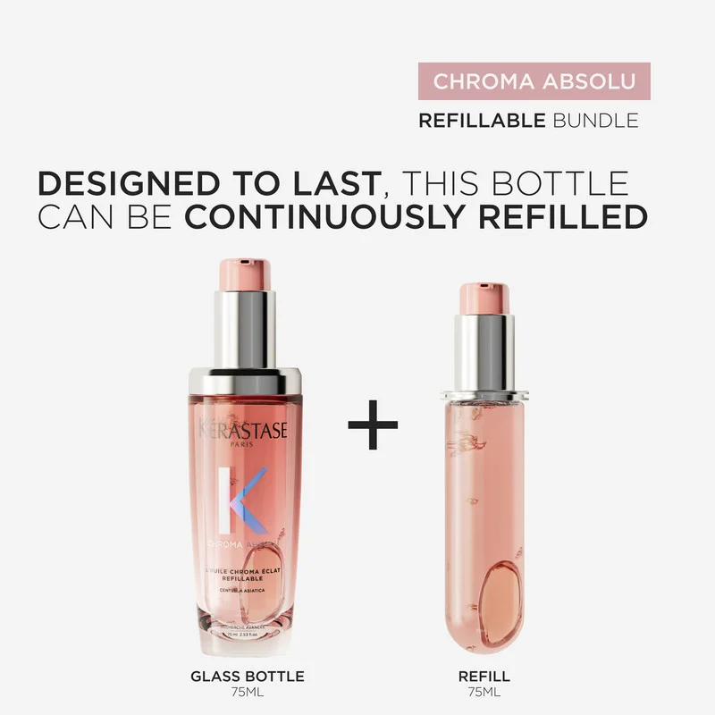 Kerastase  Kerastase Chroma Absolu L'huile Refillable Hair Oil 75ml for Women | Best Price UAE