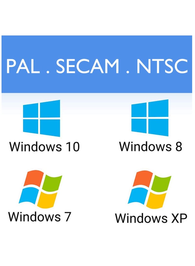 Video Capture Card USB 2.0 Audio Device Old VHS Mini DV Hi8 DVD VCR To Digital Converter for Mac PC Support Windows 2000/10/8/7/Vista/XP/Android - Image 5