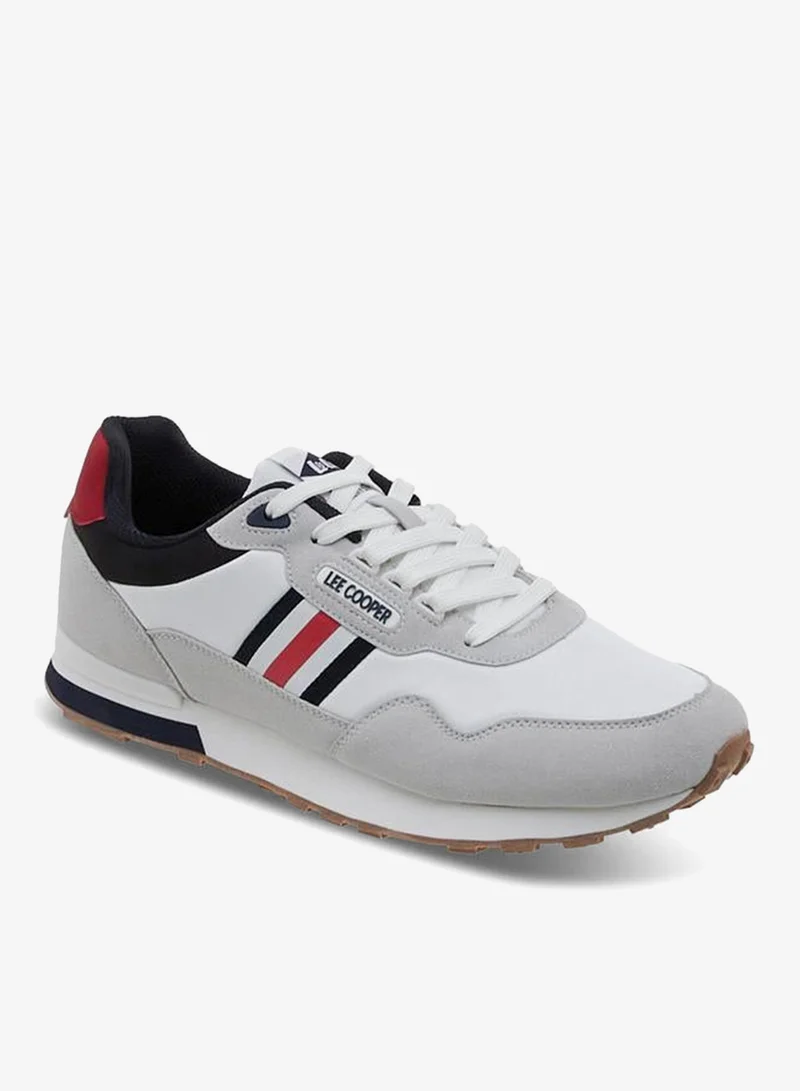 Lee Cooper Men Panelled Lace-Up Ortholite Sneakers