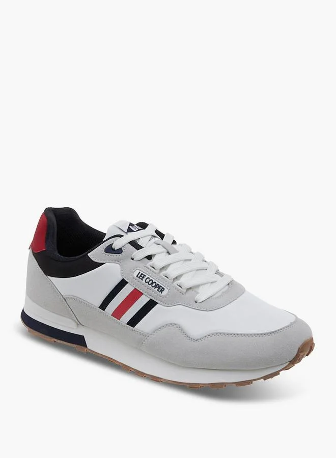 Lee Cooper Men Panelled Lace-Up Ortholite Sneakers