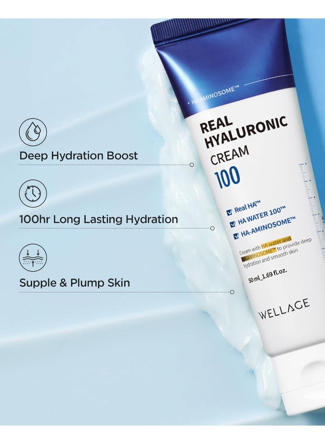 Wellage Real Hyaluronic 100 Cream 80ml - Image 3