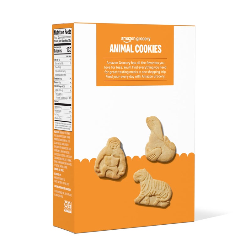 Amazon Grocery, Animal Cookies, 13 Oz (Previously Happy Belly, Packaging May Vary) - Image 3