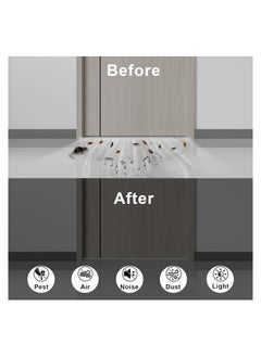 XiuWoo High Density Foam Weather Stripping Door Seal Strip Insulation Tape Roll for Insulating Frame Window Air Conditioner Self Adhesive Weatherstrip 2inx1/4inx10Ft  - Image 2