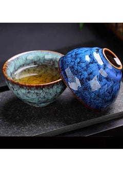 OASIS-TH Set Of 5 Double Walled Espresso Coffee Cup Turkish coffee cup Tea cup Multi color 140ml  - Image 3