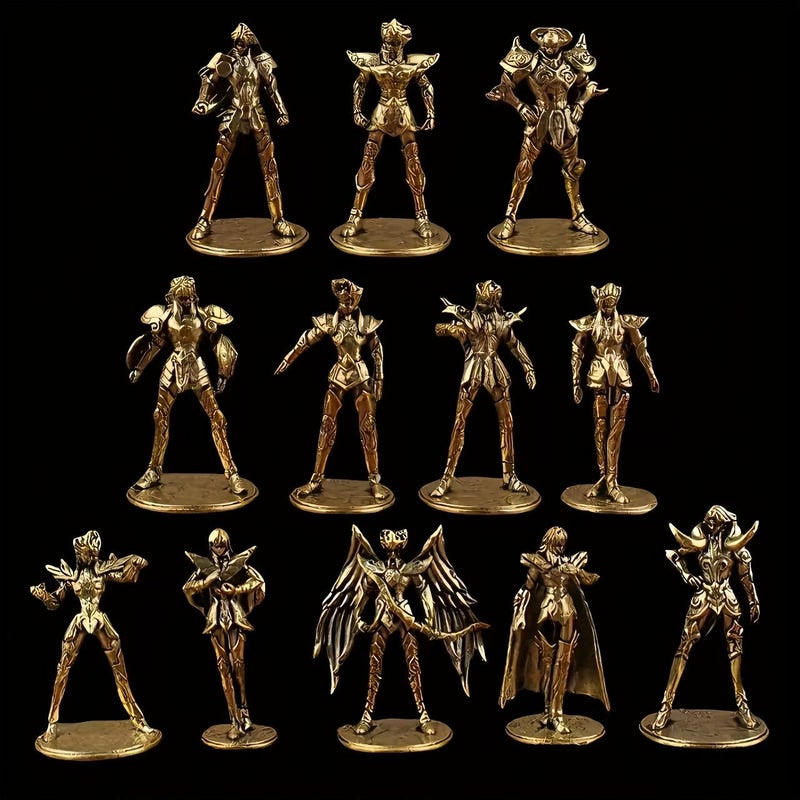 Brass Collectible Figurine Capricorn Vintage Zodiac Sign Statue Desktop Home Decor Bookshelf Living Room Bedroom Display For Model Enthusiasts And Collectors - Image 1