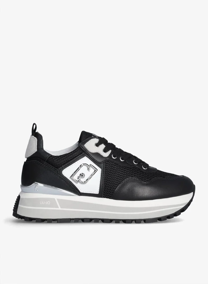 ليو جو سنيكرز جلد وشبكة بمنصة