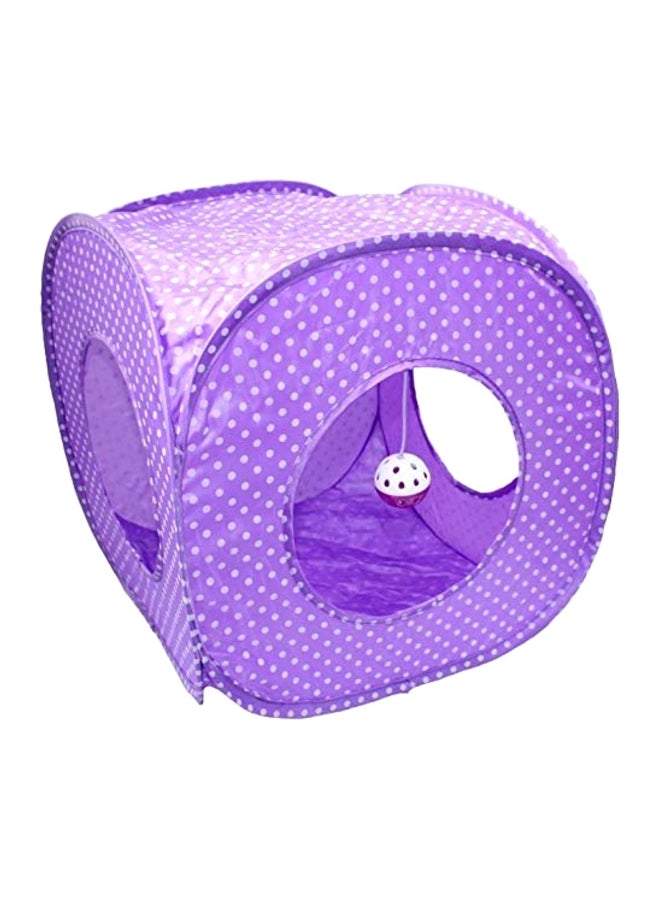 Generic Meowee Cat Tent Toy Purple/White 