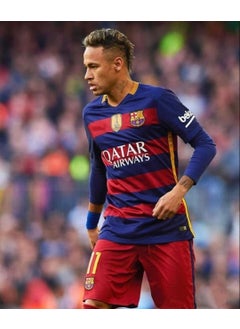 Barcelona 2015 Super Cup Final Neymar Jr Nostalgia Jersey