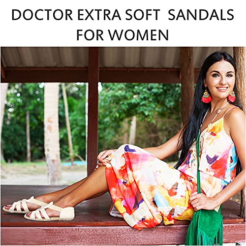 DOCTOR EXTRA SOFT Women's Ultra Lightweight Slippers/Sandals with Memory Foam Cushion|Stylish & Comfortable|Casual & Non-Slip|Diabetic & Orthopedic Flip Flops for Everyday & Office Ladies & Girls D-532 - Image 3
