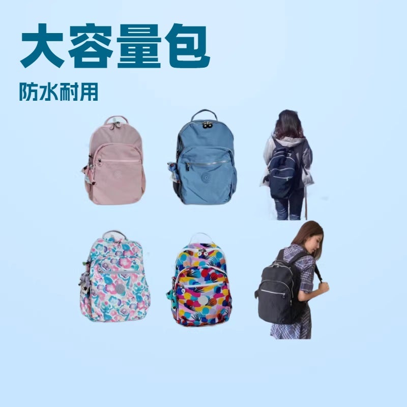 Waterproof Nylon Travel Tote Bag with Large Capacity 36-55L and Laptop Compartment - Image 2