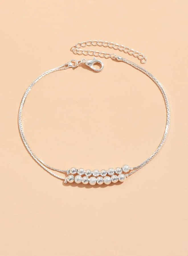 Take Two  Dual Chain Beaded Anklet for Women | Best Price UAE