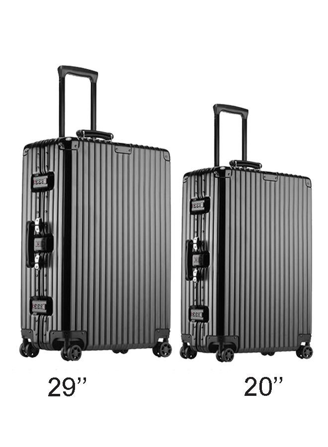 NKX Set of 2 Premium Expandable Aluminum Frame ABS & PC Suitcase 20 Inch And 29 Inch  - Image 1
