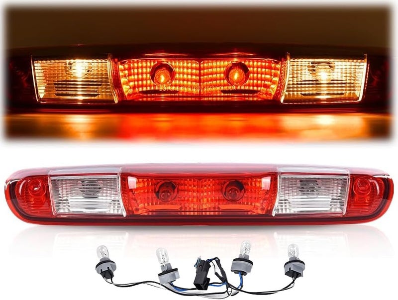PIT66 Third Brake Light 3rd Cargo Lamp High Mount Stop Light Compatible with Chevy Silverado GMC Sierra 1500 2008-2013/Fit Chevy Silverado GMC Sierra 2500 HD 3500 HD 2008-2014 25890530 - Image 1