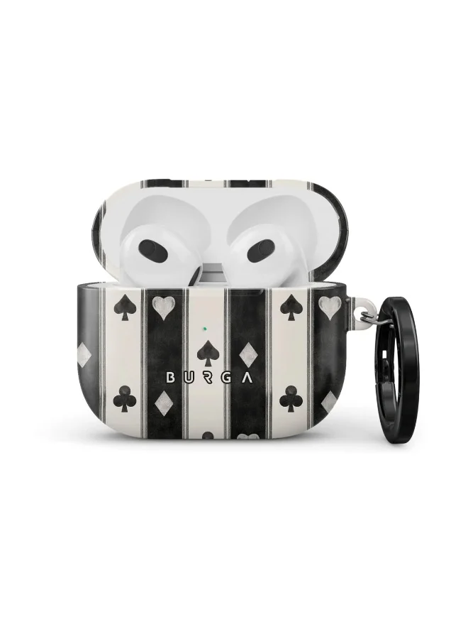 بورجا Here’s the Arabic translation of that title:  غطاء حماية سماعات AirPods 3 من Queens Court – نحيف وأنيق