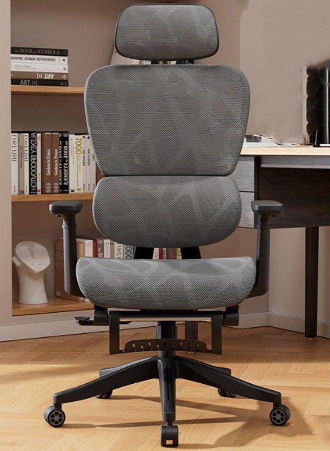 JCB CHIC Office Chair Ergonomic Desk Chair, High Back Gaming Chair, Big and Tall Reclining chair Comfy Home Office Desk Chair Lumbar Support Breathable Mesh Computer Chair Adjustable Armrests - Image 1