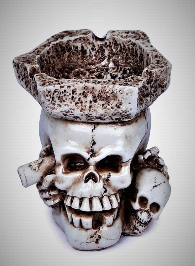 Inara Creation Resin Skull Ashtray for Home - Image 1