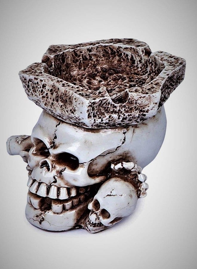 Inara Creation Resin Skull Ashtray for Home - Image 3