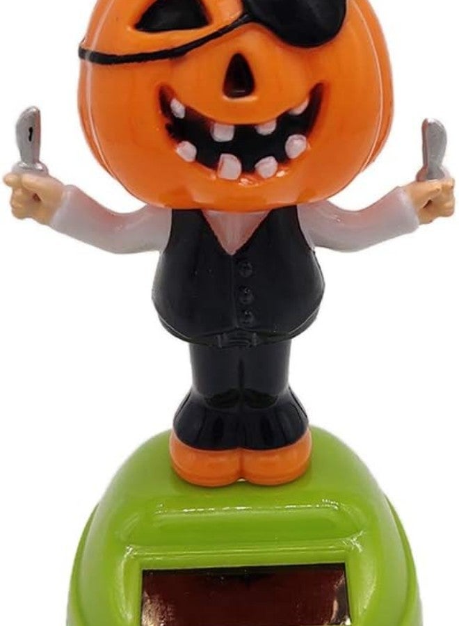Solar Powered Dancing Doll Swing Bobble Head  Pumpkin Toy Home Car - Image 1
