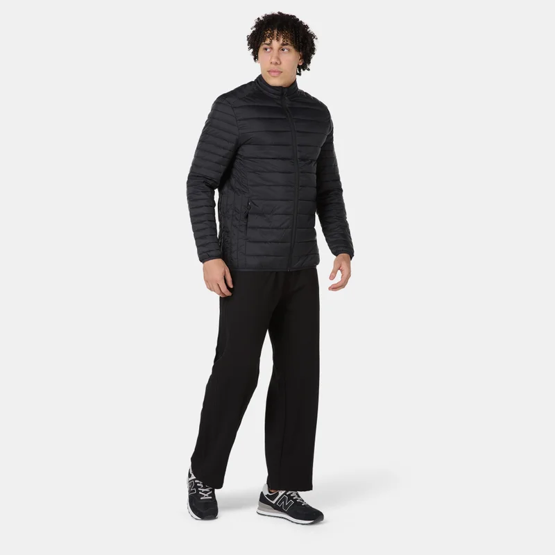 Sun And Sand Sports Black Men's Puffer Jacket for Men | Best Price UAE