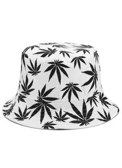 Generic Double face Foldable sun Cotton unisex bucket travel hat  - Image 1