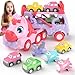 newcrave Toys for 1 2 3 Year Old Girl 7in1 Carrier Truck with Light  Music Toddler Girl Toys Age 13 24 1  2  3 Year Old Girls Birthday Gifts Christmas Easter - Image 4