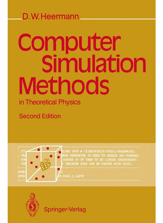 Computer Simulation Methods in Theoretical Physics