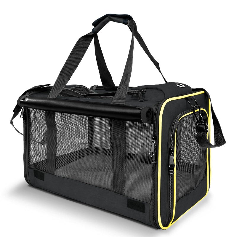 GAPZER Cat Carriers for Large Cats 20 lbs+ Soft Pet Carrier for Small Dog/Durable 2 Kitty Travel Bag/Medium Big Cats Puppy 15 Pounds/Softside Cat Carrier Large - Image 1