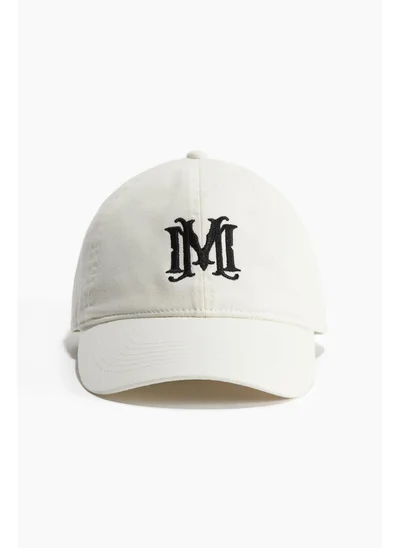 H&M Embroidered-motif twill cap