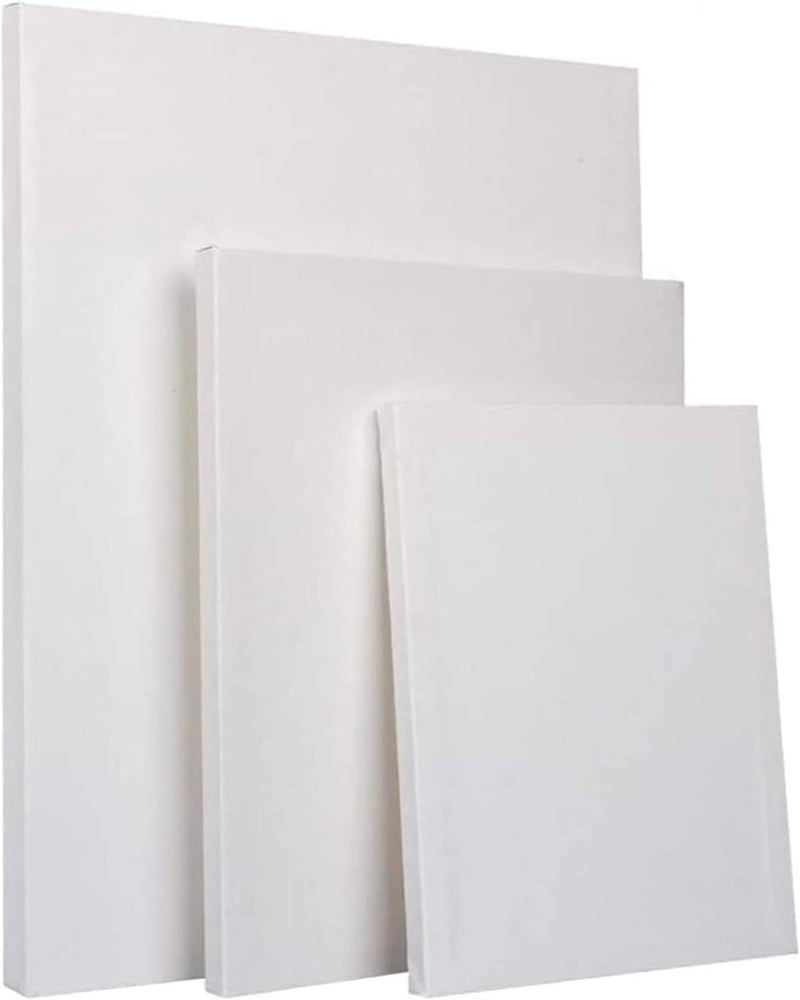 BPA Canvas Panels Multi Pack - Professional Primed White Blank Canvas