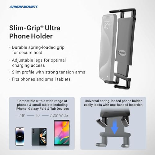 ARKON Mounts Bike Handlebar Phone Mount for iPhone 7 6S 6 Plus 7 6S 6 Galaxy Note 5 4 Galaxy S7 S6 - Image 3