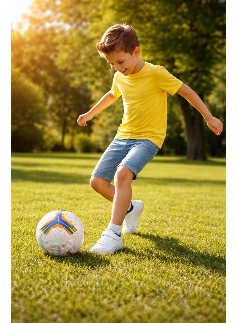 NUZKI Size 5 Football – Durable Training & Match Soccer Ball | Professional Quality Outdoor Football for Kids & Adults - Image 4