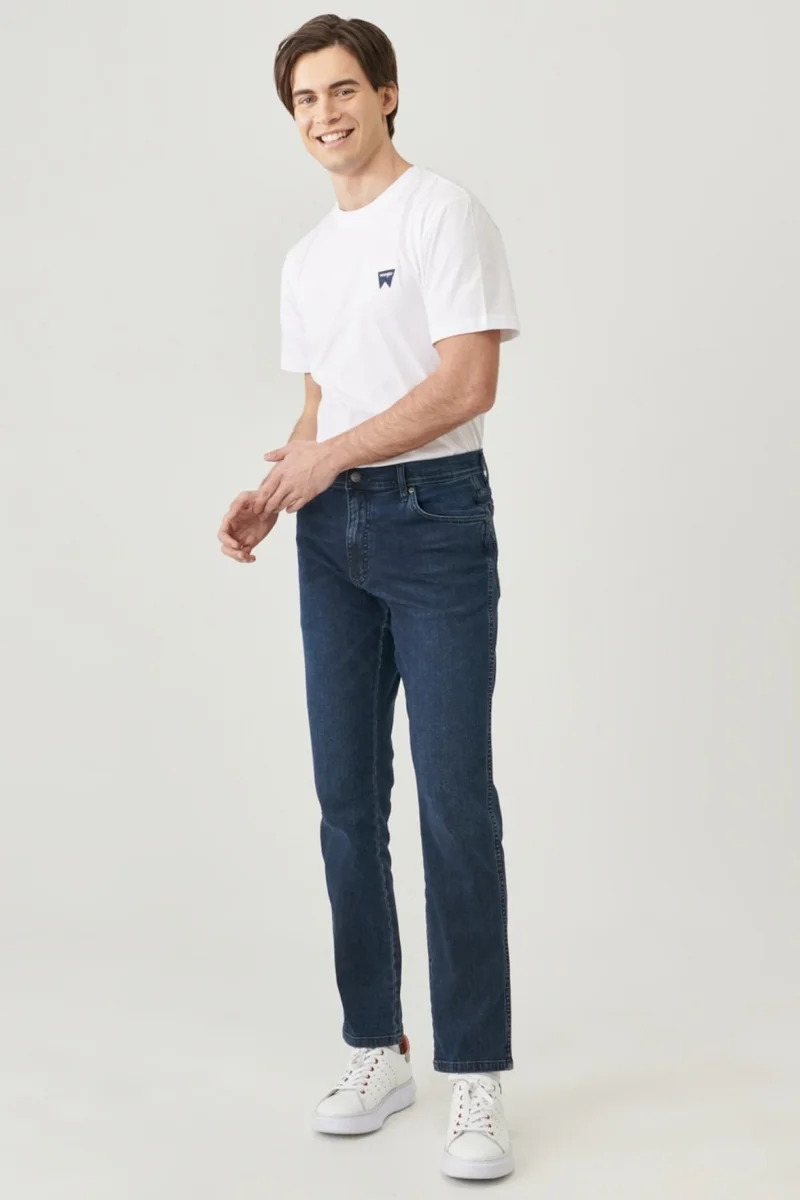رانجلر Men's Texas Slim Normal Waist Jean Trousers