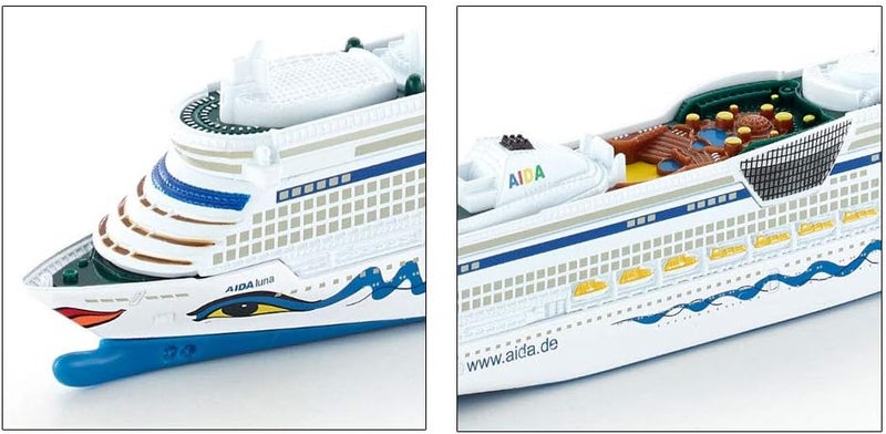 SIKU 1720 AIDAluna Cruise Ship Model - 1:1400 Scale, Metal and Plastic Construction, Non-Floating - Image 4