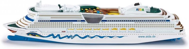 SIKU 1720 AIDAluna Cruise Ship Model - 1:1400 Scale, Metal and Plastic Construction, Non-Floating - Image 1