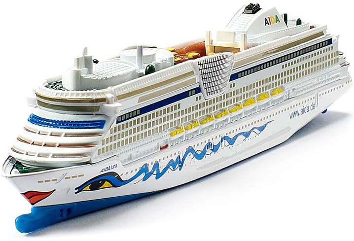 SIKU 1720 AIDAluna Cruise Ship Model - 1:1400 Scale, Metal and Plastic Construction, Non-Floating - Image 2