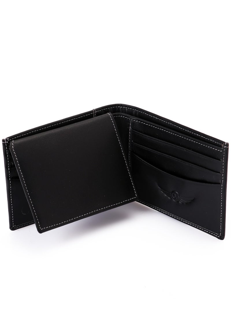 Crossland CROSSLAND Genuine Leather Men's Wallet, Bi Fold 8 Cards with Window ID - RFID Blocking Technology  - Image 2