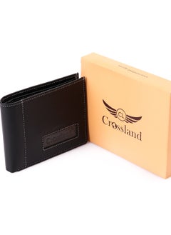 Crossland CROSSLAND Genuine Leather Men's Wallet, Bi Fold 8 Cards with Window ID - RFID Blocking Technology  - Image 4