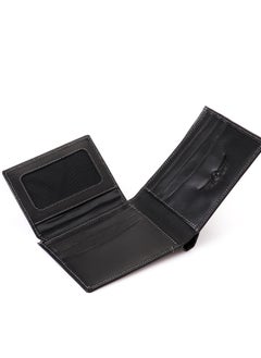 Crossland CROSSLAND Genuine Leather Men's Wallet, Bi Fold 8 Cards with Window ID - RFID Blocking Technology  - Image 3