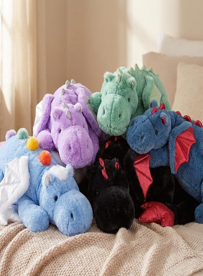 ARELUX Giant Weighted Winged Dragon Plush Toy - 35.4" 5lbs Soft Stuffed Animal for Comfort, Pterosaur Plushie Fuzzy Dinosaur Pillow Plushies Cuddly Removable and Washable Purple - Image 5