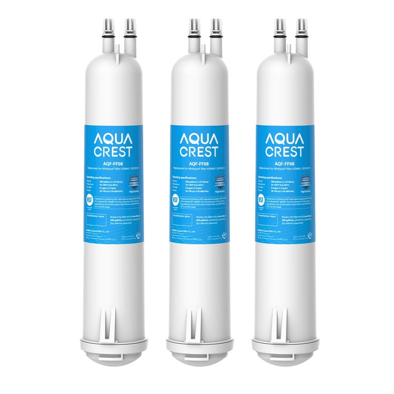 AquaCrest Aqua Crest Edr3Rxd1 Replacement For 4396841 Everydrop? Filter 3 4396710 Kenmore? 46-9083 46-9030 Refrigerator Water Filter 3 Filters - Image 1