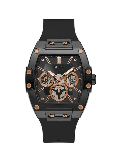 GUESS Men's Black Multi-function Watch | GW0203G8