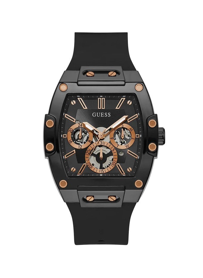 GUESS - GUESS Men's Black Multi-function Watch | GW0203G8 - Image 1