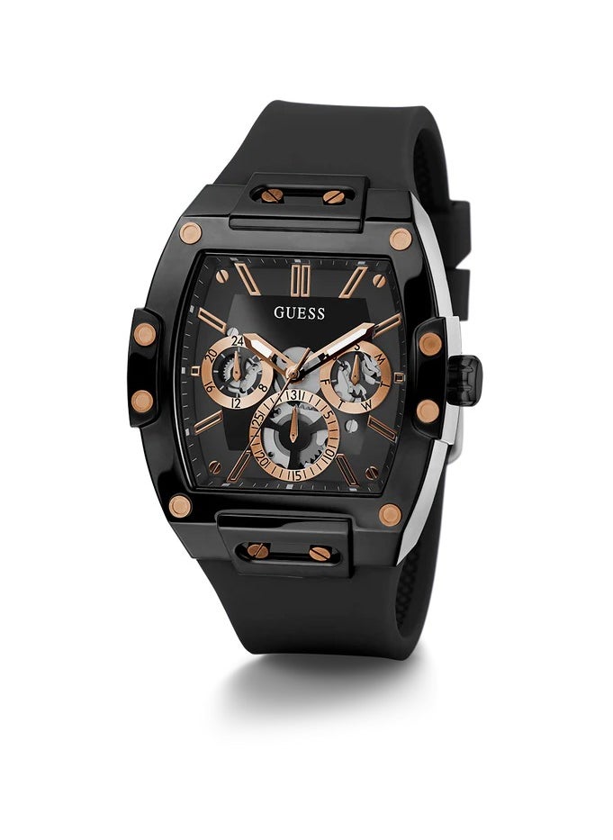 GUESS - GUESS Men's Black Multi-function Watch | GW0203G8 - Image 1