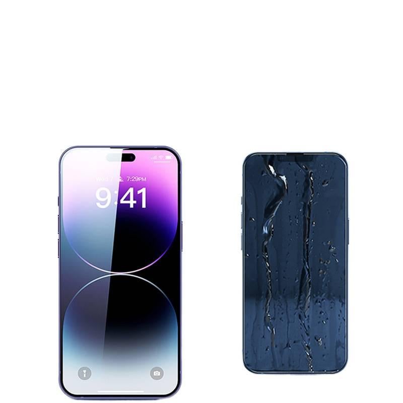 BB غطاء هاتف بGlass لـ iPhone 11 مع مقاوم للبصمات وملمس غير لامع مع شاشة خصوصية باللون Frosted - Image 3