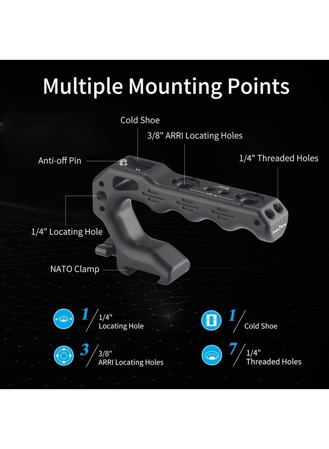 Nitze مقبض ليل ستينجر II مع مشبك ناتو مقبض علوي صغير لكاميرا DSLR وكاميرا مرآة - PA28M-D1 - Image 3