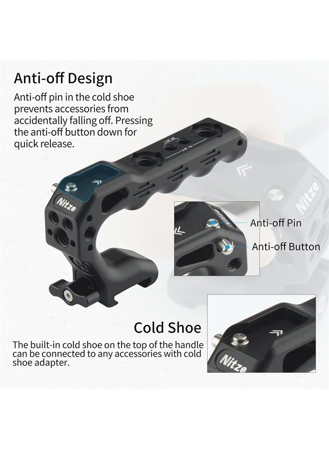 Nitze مقبض ليل ستينجر II مع مشبك ناتو مقبض علوي صغير لكاميرا DSLR وكاميرا مرآة - PA28M-D1 - Image 5