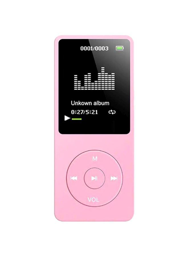 Portable MP3 Music Player H310-P Pink/Black - Image 1