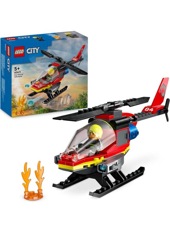 LEGO - Fire Rescue Helicopter Building Toy - 85 PCS - Image 1