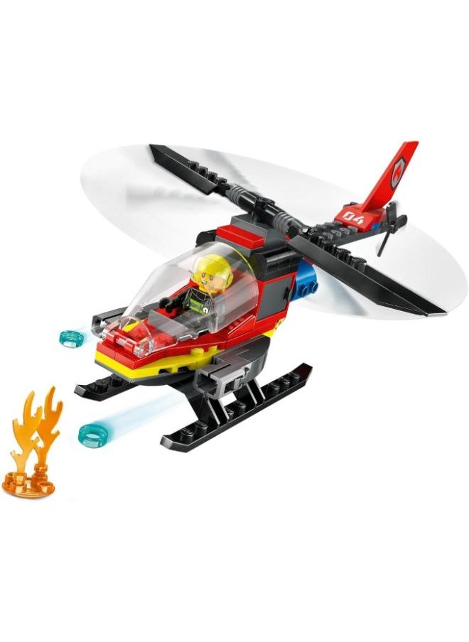 LEGO - Fire Rescue Helicopter Building Toy - 85 PCS - Image 1